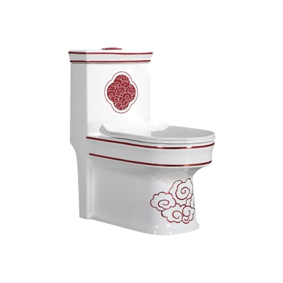 LT-1016-GID-R1 patterned one-piece-toilets