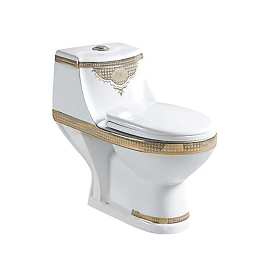 LT-1021-CT-1 patterned one-piece-toilets