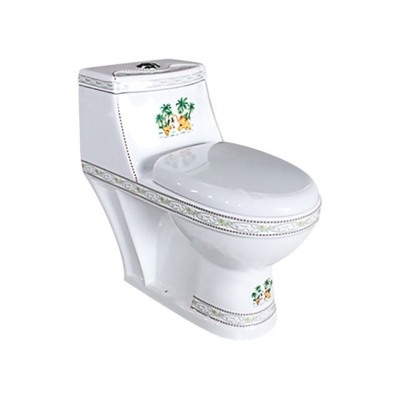 LT-1021-CT-7 patterned one-piece-toilets