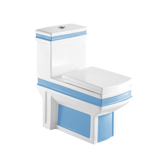 LT-1028-CG-WBL colored one-piece-toilets