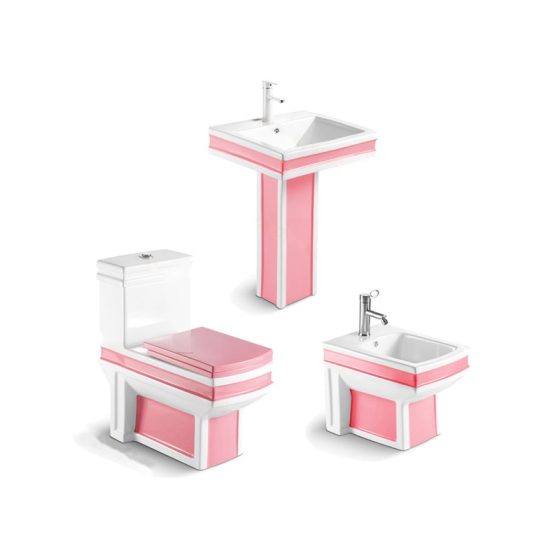 LT-1028-CG-WLP--LT-428B-CG-WLP--LT-328P-CG-WLP colored one-piece-toilet-suites