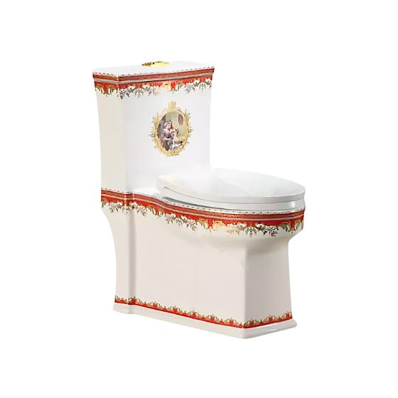LT-1034-CT-2 patterned one-piece-toilets
