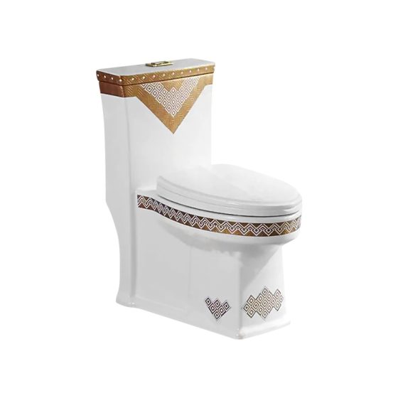 LT-1034-CT-3 patterned one-piece-toilets