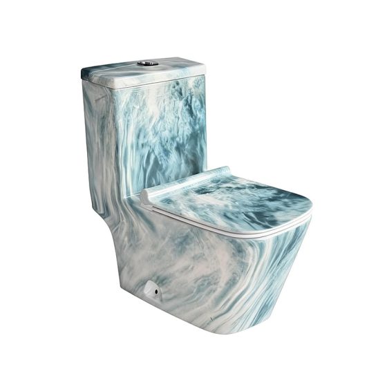 LT-1037-DP-1 patterned one-piece-toilets