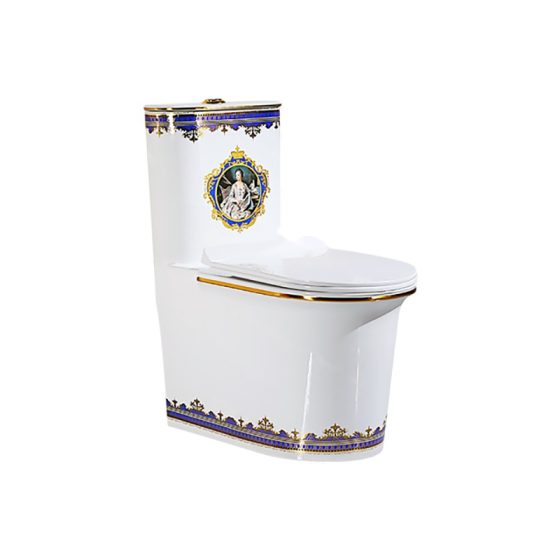 LT-1049-GID-G1 patterned one-piece-toilets