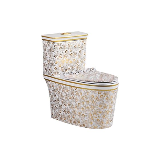 LT-1058-GID-G1 colored one-piece-toilets