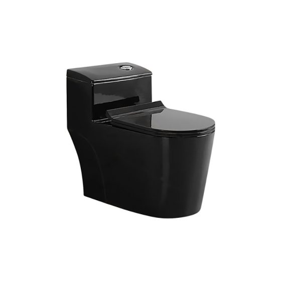 LT-1074-CG-BL black one-piece-toilets
