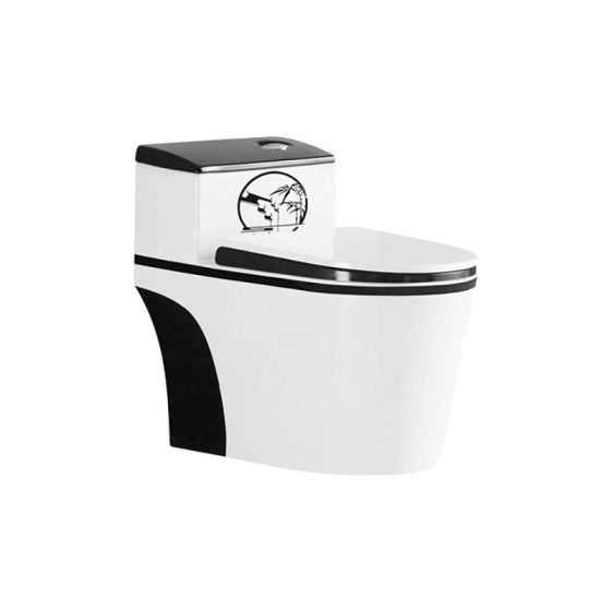 LT-1074-CG-WBLA white one-piece-toilets