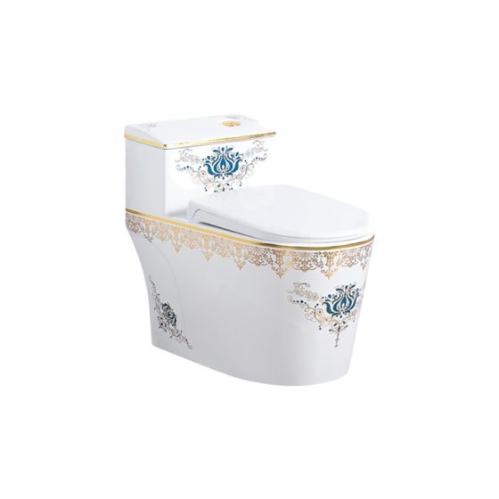 LT-1074-GID-G11 patterned one-piece-toilets