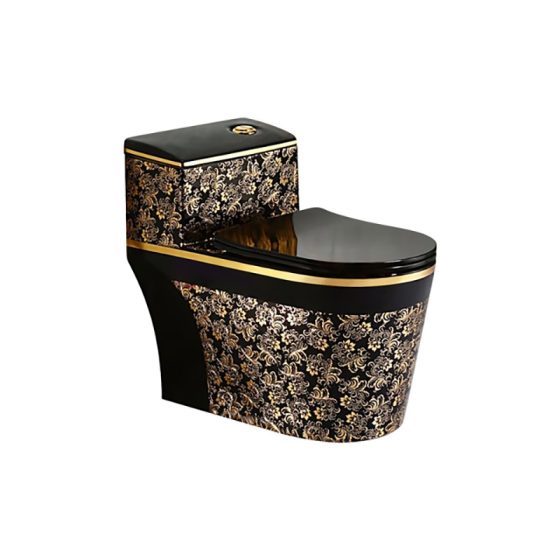 LT-1074-GID-G6 colored one-piece-toilets
