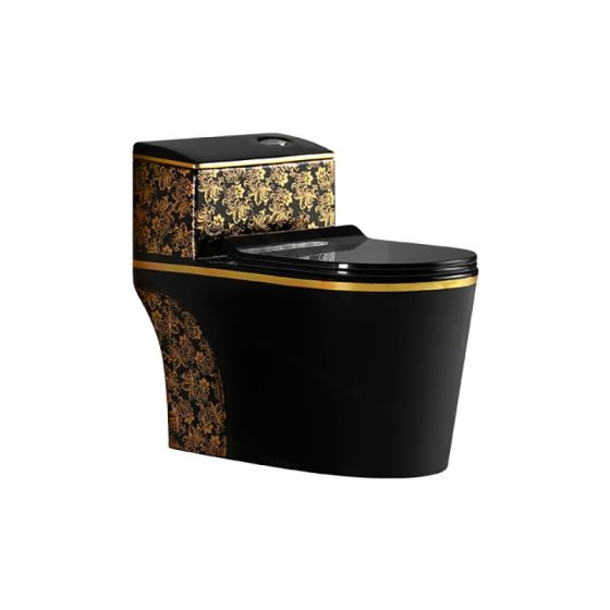 LT-1074-GID-G7 black one-piece-toilets