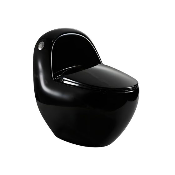 LT-1075-CG-BL black one-piece-toilets