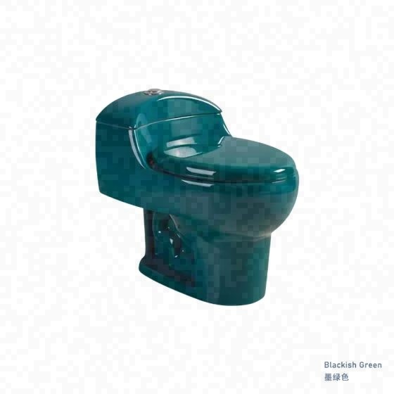 LT-1079-CG-BG colored one-piece-toilets