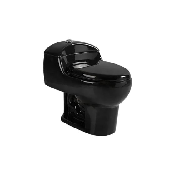 LT-1079-CG-BL black one-piece-toilets