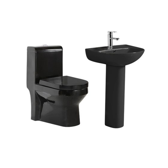 LT-1085-CG-BL----LT-315P-CG-BL white two-piece-toilet-suites