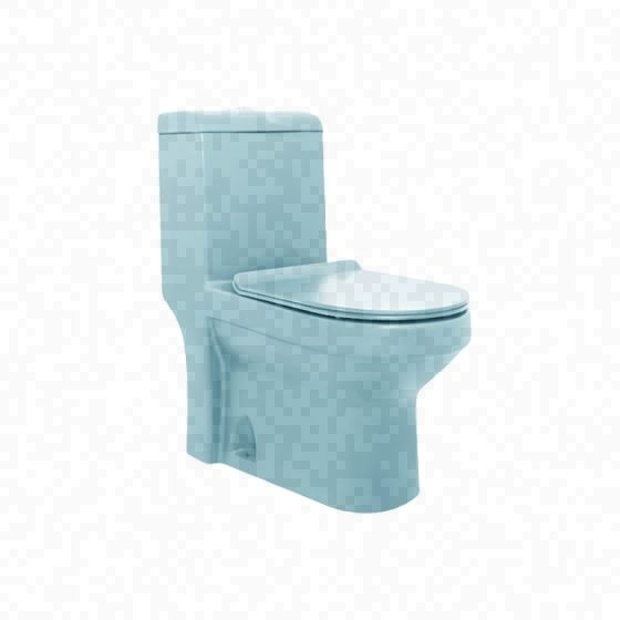 LT-1085-CG-MBU colored one-piece-toilets