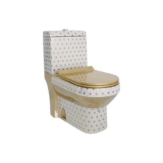LT-1085-GID-G10 patterned one-piece-toilets