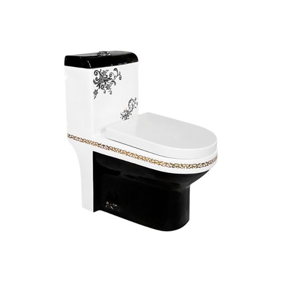 LT-1085-GID-G12 black one-piece-toilets