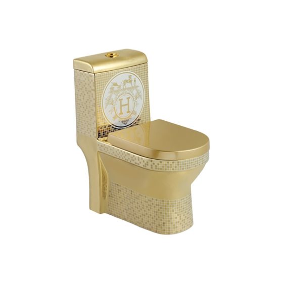 LT-1085-GID-G16 gold one-piece-toilets