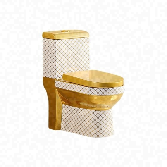 LT-1085-GID-G2 gold one-piece-toilets