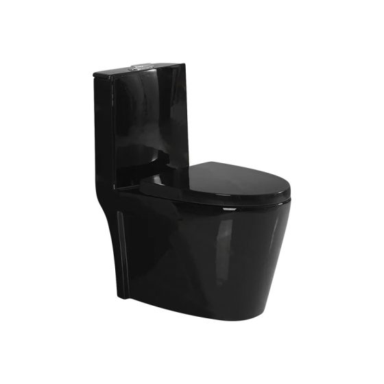 LT-1086-CG-BL black one-piece-toilets