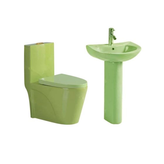 LT-1086-CG-GG-----LT-321P-CG-GG white two-piece-toilet-suites