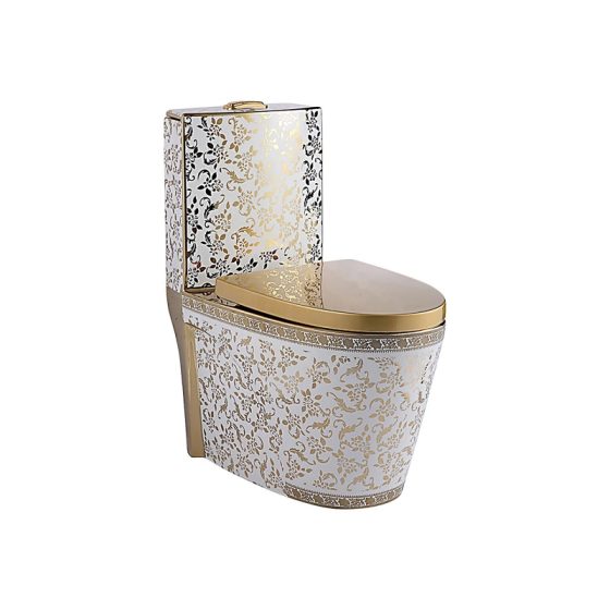 LT-1086-GID-G1 patterned one-piece-toilets
