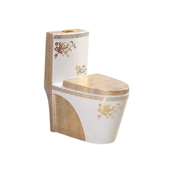 LT-1086-GID-G6 patterned one-piece-toilets
