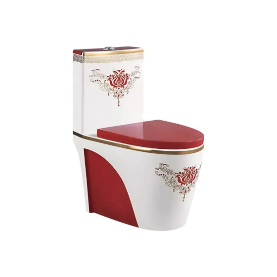 LT-1086-GID-R patterned one-piece-toilets