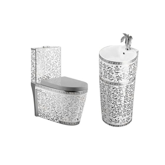 LT-1086-GID-S1----LT-302-GID-S1 white two-piece-toilet-suites