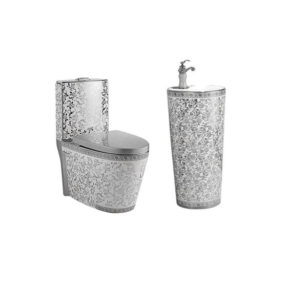 LT-1086-GID-S1----LT-321-GID-S1 white two-piece-toilet-suites