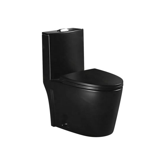 LT-1086-M-BL black one-piece-toilets