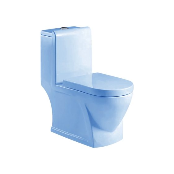 LT-1087-CG-BU colored one-piece-toilets