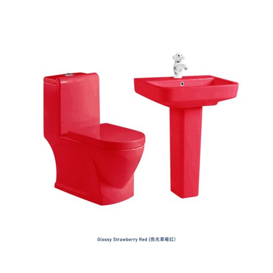 LT-1087-CG-R-------LT-350P-CG-R white two-piece-toilet-suites