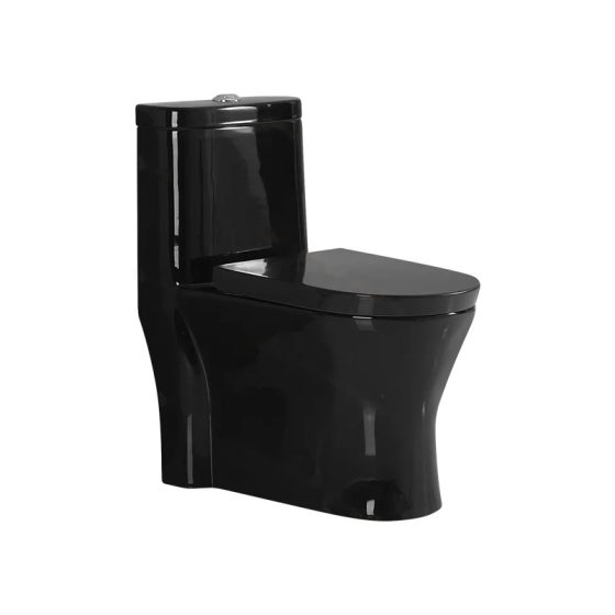 LT-1090-CG-BL black one-piece-toilets