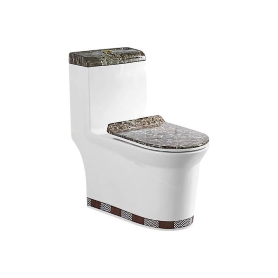 LT-1094-DP-1 patterned one-piece-toilets