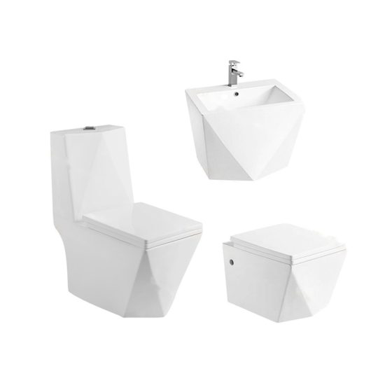 LT-1107----LT-WHT494----LT-507 white two-piece-toilet-suites