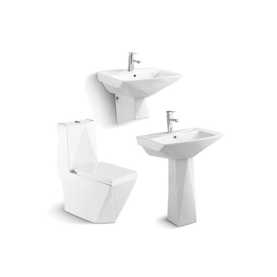 LT-1107--LT-507P---LT-307P white one-piece-toilet-suites