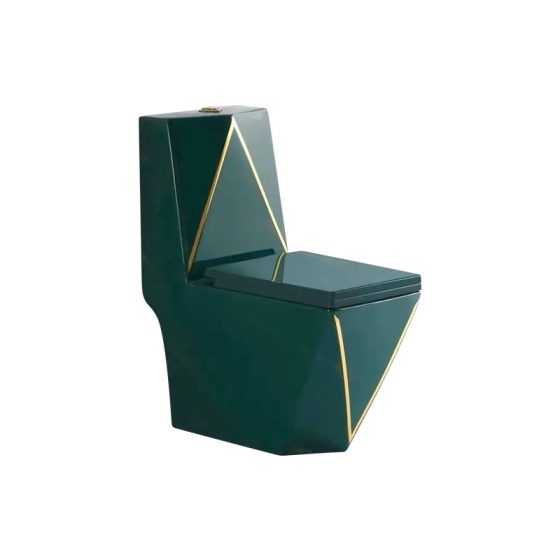 LT-1107-CG-BGGL colored one-piece-toilets