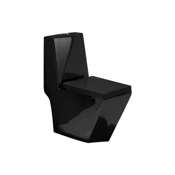 LT-1107-CG-BL black one-piece-toilets