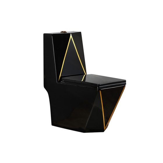 LT-1107-CG-BLG black one-piece-toilets