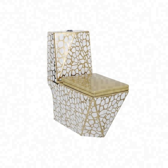 LT-1107-GID-G2 patterned one-piece-toilets