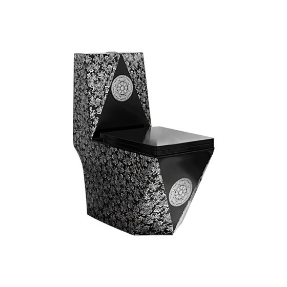 LT-1107-GID-SBL black one-piece-toilets
