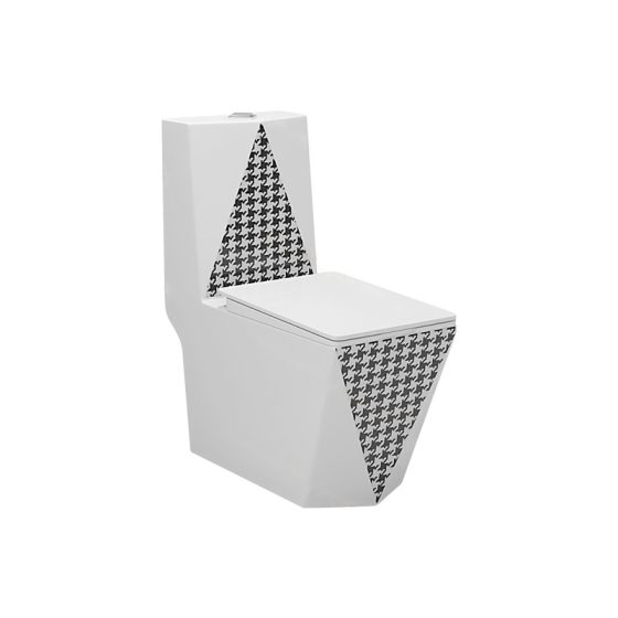 LT-1107-GID-W1 patterned one-piece-toilets