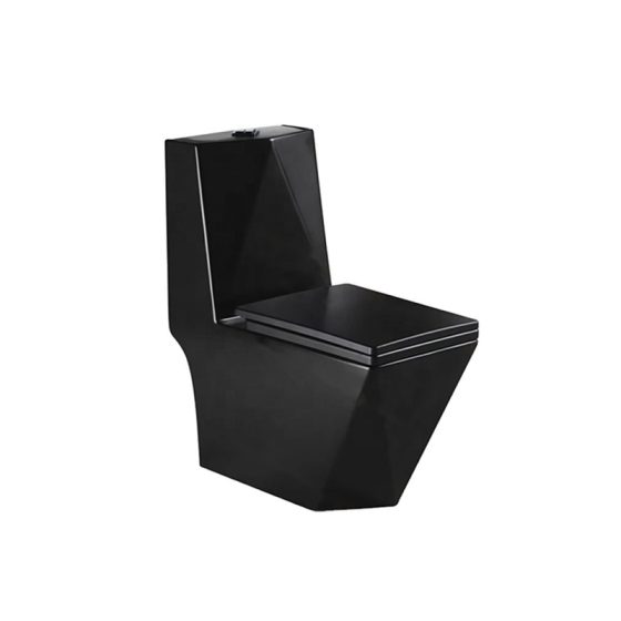 LT-1107-M-BL black one-piece-toilets