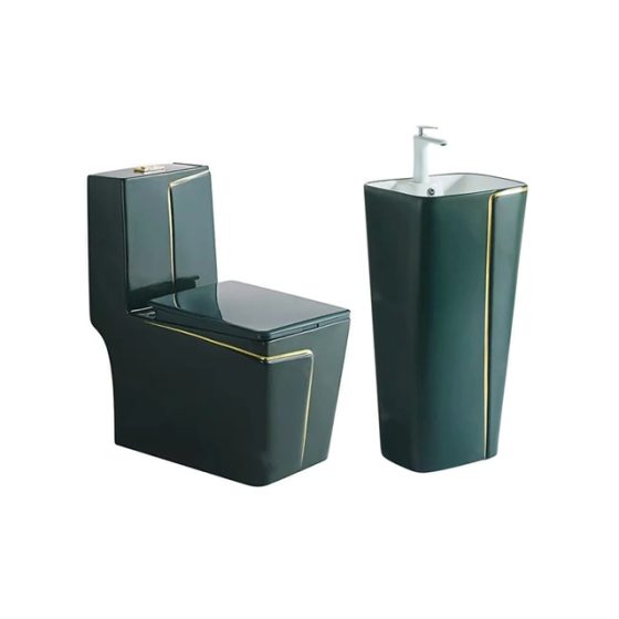 LT-1109-CG-BGGL-----LT-320-M-BGGL white two-piece-toilet-suites
