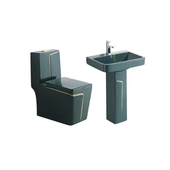 LT-1109-CG-BGGL----LT-354P-CG-G white two-piece-toilet-suites