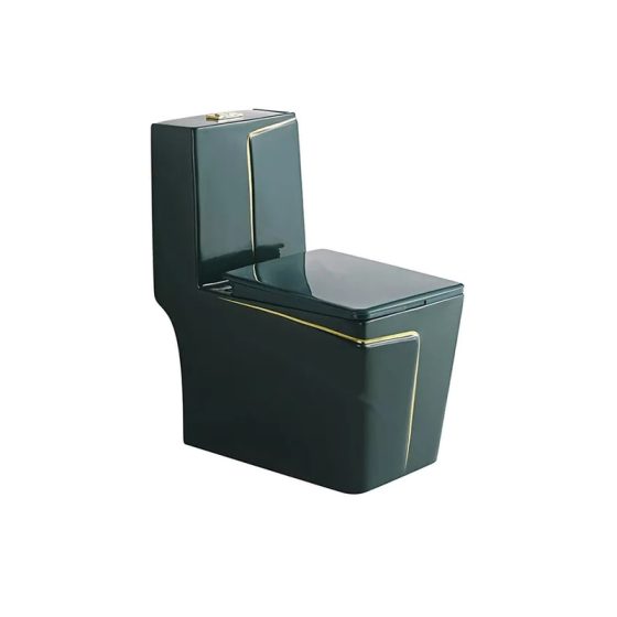 LT-1109-CG-BGGL black one-piece-toilets