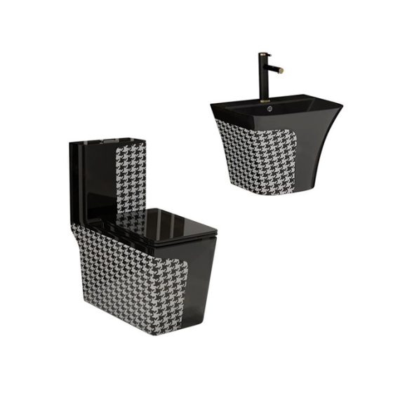 LT-1109-CG-BL1-----LT-587-CG-BL1 white two-piece-toilet-suites