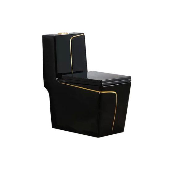 LT-1109-CG-BLGL black one-piece-toilets